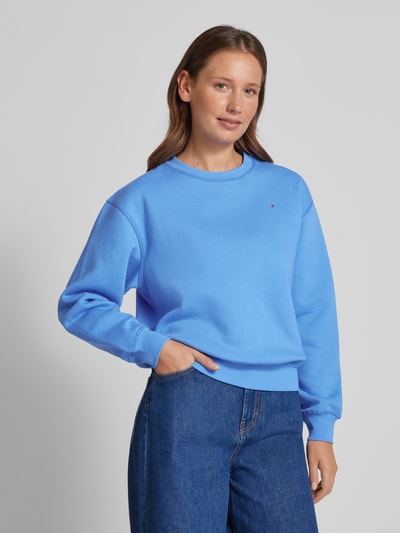 Tommy Hilfiger Regular Fit Sweatshirt mit Logo-Stitching Bleu 4