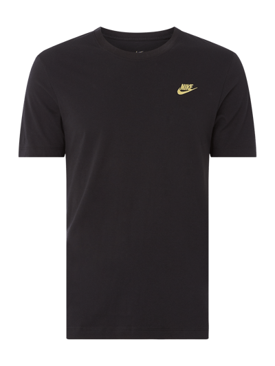 Nike T-Shirt mit Logo-Stickerei Black 1