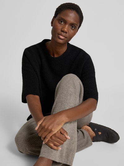 Filippa K Oversized T-Shirt aus Woll-Mix Black 3