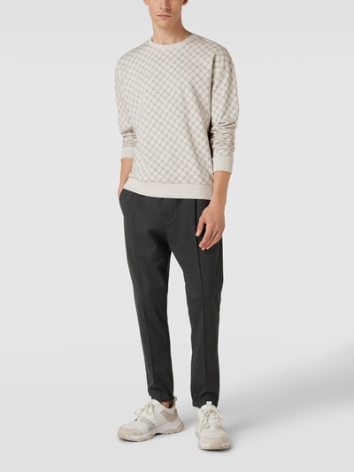 JOOP! Collection Sweatshirt mit Allover-Muster Offwhite 1