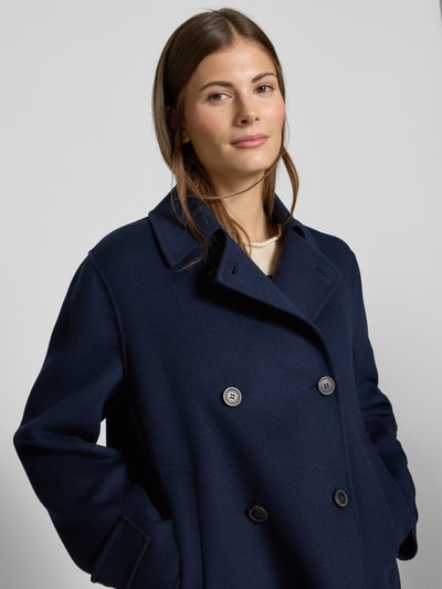 Weekend Max Mara Schurwolljacke mit Umlegekragen Modell 'AFONE' Marine 3