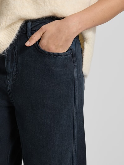 Rich & Royal Barrel fit jeans met steekzakken Donkerblauw - 3