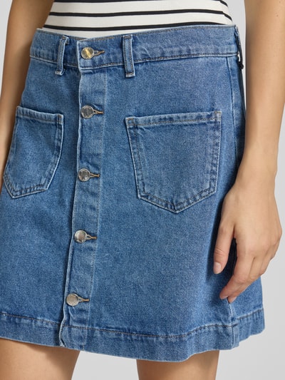 Only Jeansrok in A-lijn van puur katoen, model 'AMAZING' Jeansblauw - 3