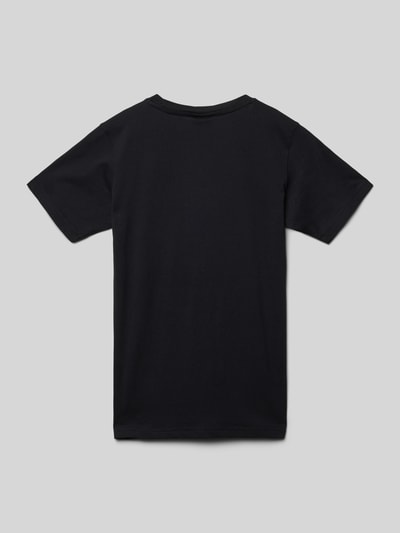 CHAMPION T-Shirt mit Runfdhalsausschnitt Black 3