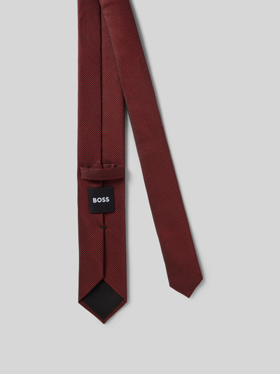 BOSS Stropdas met labeldetail Rood - 2