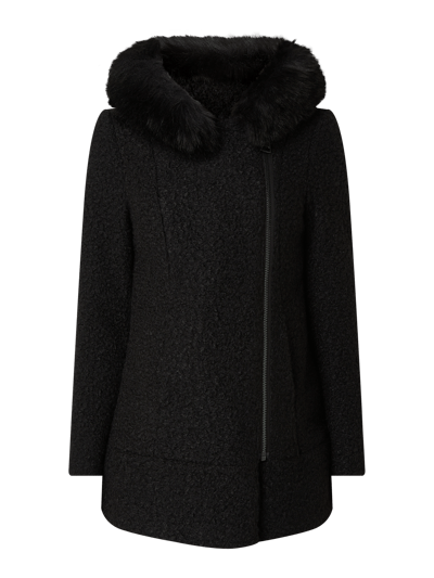 s.Oliver BLACK LABEL Jack van bouclé  Zwart - 2