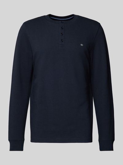 Christian Berg Men Longsleeve mit Logo-Stitching Marine 2