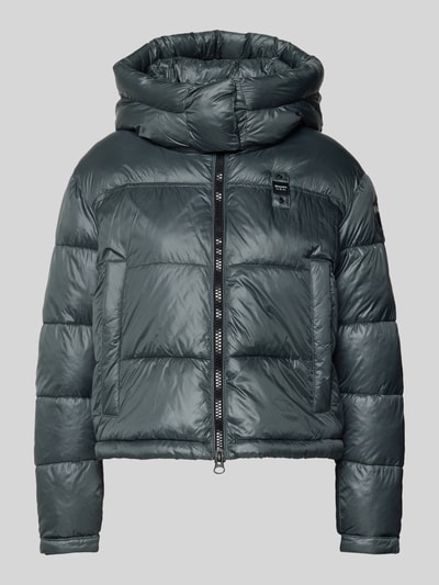 Blauer USA Steppjacke mit Sorona®-Füllung Modell 'GLORIA' Dunkelgrau 2