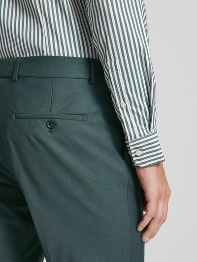 CG - Club of Gents Tapered Fit Anzughose mit Bügelfalten Modell 'Cole' Smaragd 3