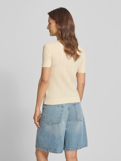 Drykorn T-shirt met ronde hals, model 'KOALY' Offwhite - 5