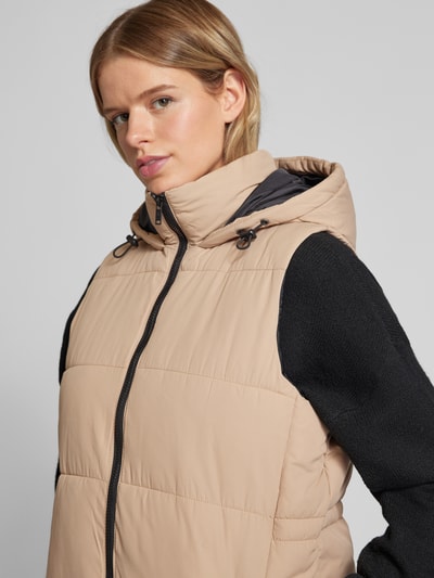 Noisy May Bodywarmer met opstaande kraag, model 'AURORA' Zand - 3