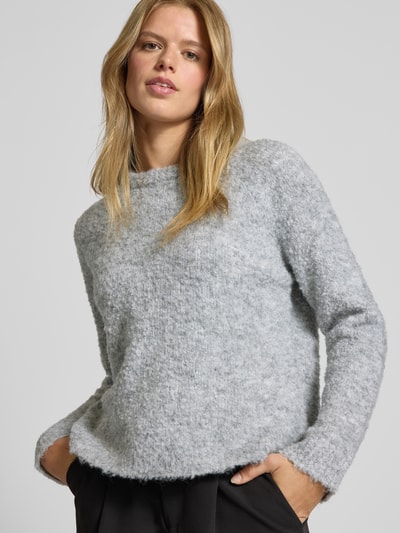 Only Regular Fit Strickpullover Modell 'CIROLA' Hellgrau Melange 3