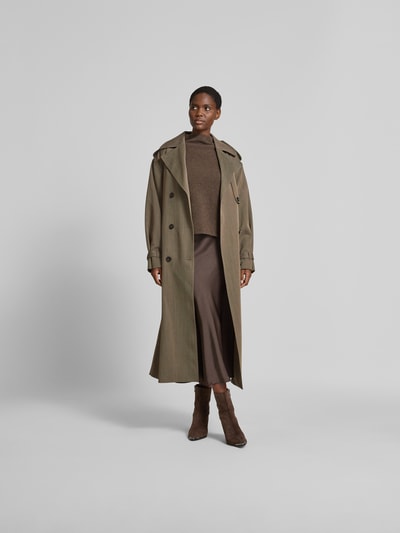 Filippa K Trenchcoat mit Reverskragen Hellbraun 1