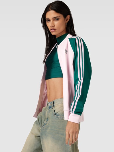 adidas Originals Sweatjacke in Two-Tone-Machart Gruen 3