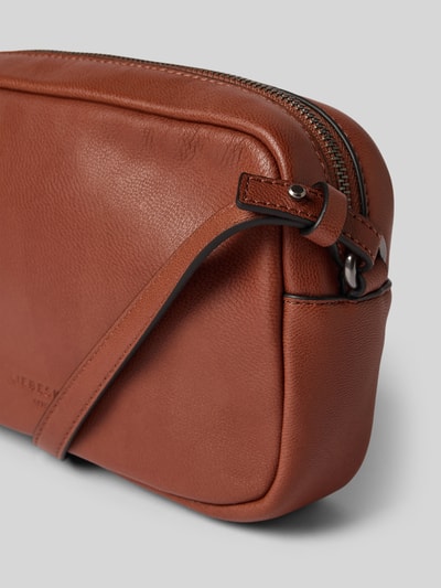LIEBESKIND BERLIN Handtas met labeldetail, model 'Ella' Cognac - 3