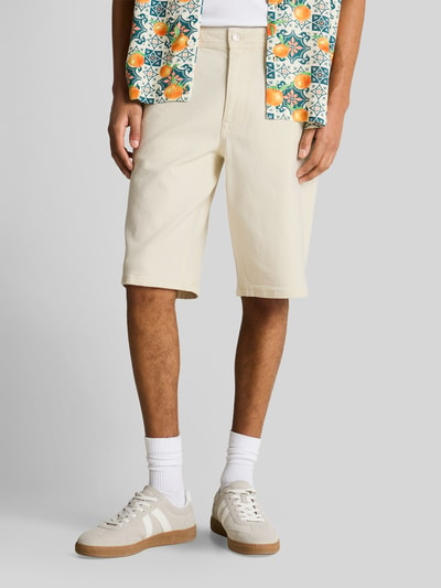 Tom Tailor Denim Relaxed Fit Jeansshorts aus Baumwoll-Mix Offwhite 4