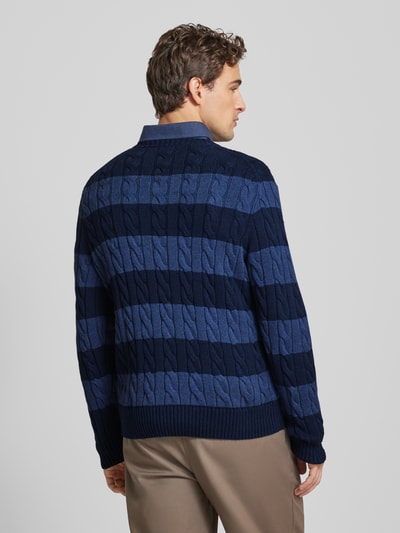 Polo Ralph Lauren Strickpullover mit Logo-Stitching Marine 5