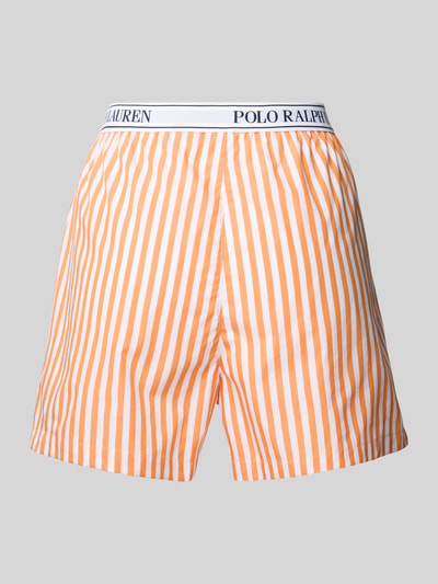 Polo Ralph Lauren Szorty od piżamy o kroju relaxed fit z elastycznym pasem z logo Pomarańczowy 3