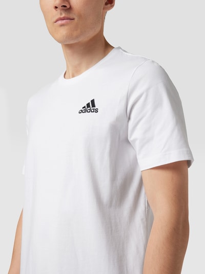 ADIDAS SPORTSWEAR T-Shirt mit Label-Stitching Weiss 3