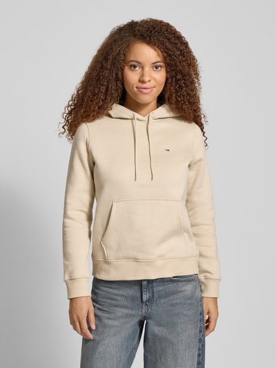 Tommy Jeans Regular Fit Hoodie aus Baumwoll-Mix  Sand 4