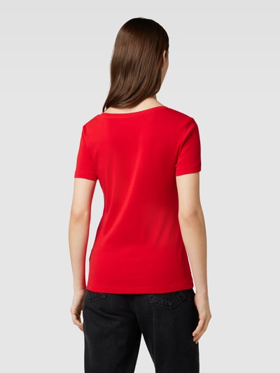 Montego T-shirt met V-hals Rood - 5