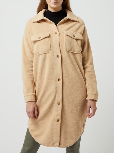 Soyaconcept Mantel aus Teddyfell  Camel 4