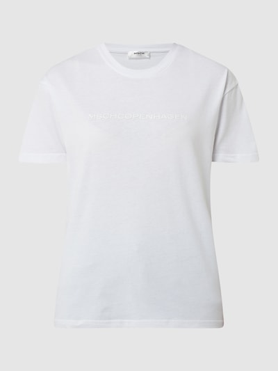 MSCH Copenhagen T-shirt z bawełny ekologicznej model ‘Liv’ Biały 2