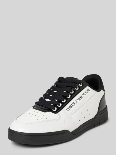 Versace Jeans Couture Sneaker mit Label-Schriftzug Modell 'FONDO BROOKLYN' Weiss 1