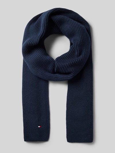 Tommy Hilfiger Sjaal met structuurmotief Marineblauw - 1