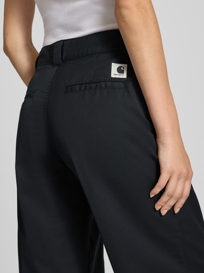 Carhartt Work In Progress Spodnie materiałowe z wpuszczanymi kieszeniami w stylu francuskim Czarny 3