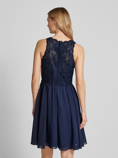 Hey Kyla Cocktailkleid mit Zierbesatz Dunkelblau 5