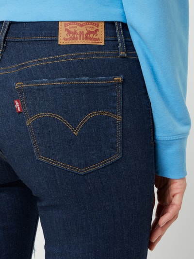 Levi's® Super skinny fit jeans met stretch, model '710' Jeansblauw - 3