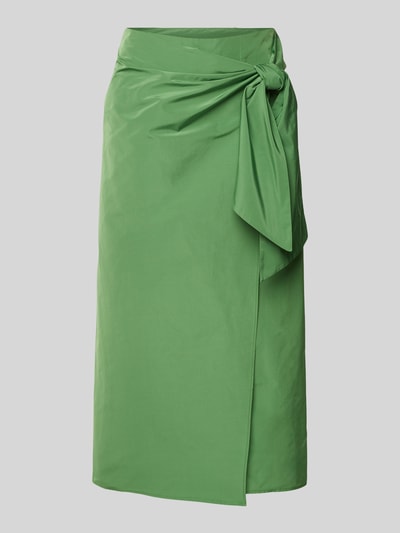 Weekend Max Mara Wikkelrok met knoopdetail, model 'NARSETE' Groen - 2