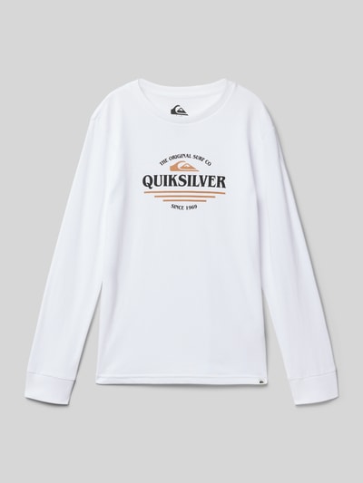 Quiksilver Shirt met lange mouwen en labelprint Wit - 1
