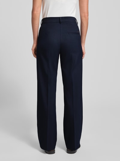 Brax Straight fit stoffen broek met viscose, model 'Maine' Marineblauw - 5