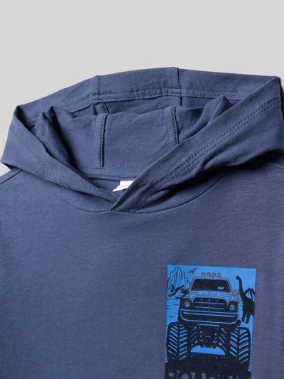 s.Oliver RED LABEL Bluzka z długim rękawem o kroju regular fit z mieszanki dżerseju i bawełny Niebieski 2