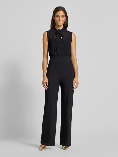 Rinascimento Jumpsuit mit Bundfalten Black 4