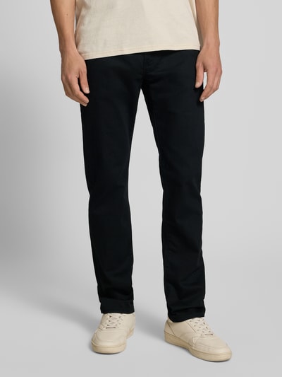 Levi's® Tapered fit jeans in 5-pocketmodel, model '502 NIGHTSHINE' Zwart - 4