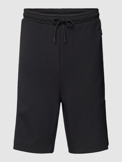 BOSS Green Shorts mit Label-Applikation Modell 'Headlo' Black 2