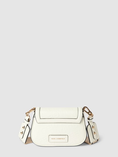 Karl Lagerfeld Umhängetasche mit Label-Detail Modell 'letters embossed' Offwhite 4