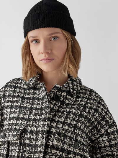 Anine Bing Jacke in Bouclé-Optik Schwarz 3