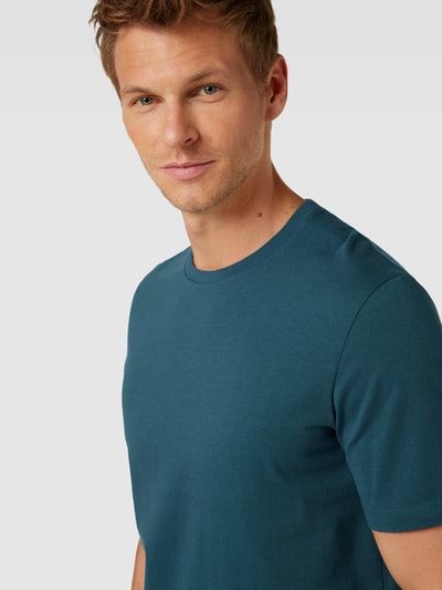 s.Oliver RED LABEL T-Shirt mit Label-Detail Modell 'BASIC' Tuerkis 3