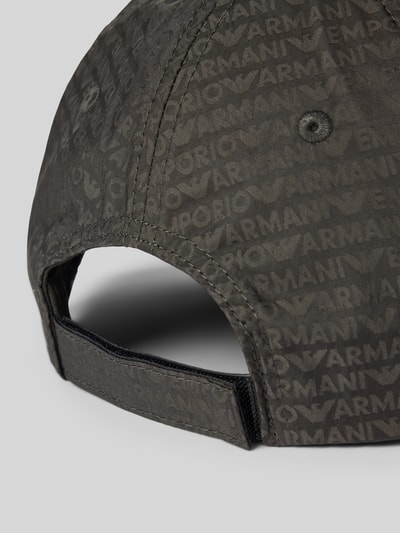 Emporio Armani Basecap mit Label-Applikation Oliv 3