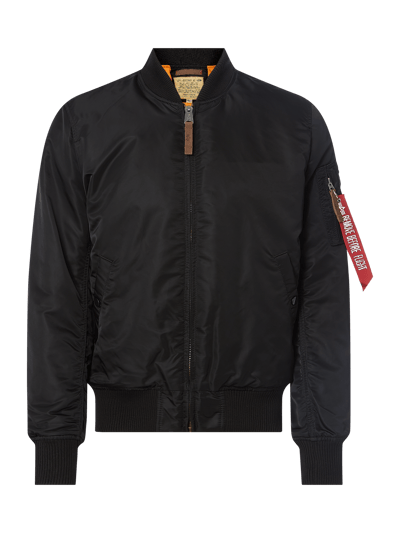 Alpha Industries Bomberjack met logodetails  Zwart - 2