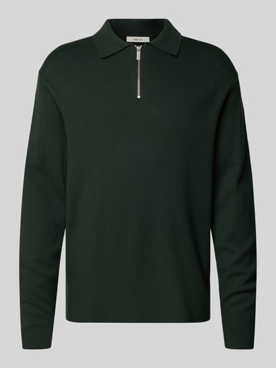 SELECTED HOMME Relaxed fit gebreide pullover van viscosemix, model 'TELLER' Donkergroen - 2