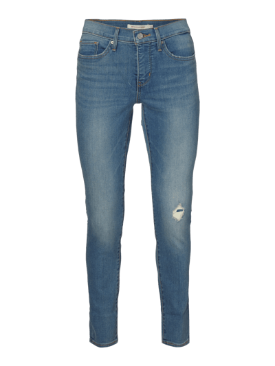 Levi's® 300 Shaping Series - Skinny Fit Jeans im Destroyed Look  Hellblau Melange 1