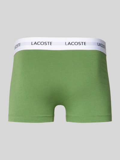 Produktfoto, Trunks im 3er-Pack aus Baumwoll-Mix von Lacoste, efekt: jednolity kolor, pas z logo, elastyczny ściągacz, mieszanka bawełny