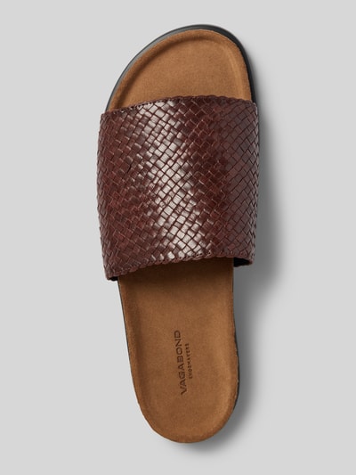 Vagabond Slides in Flecht-Optik Modell 'Effie' Mittelbraun 3