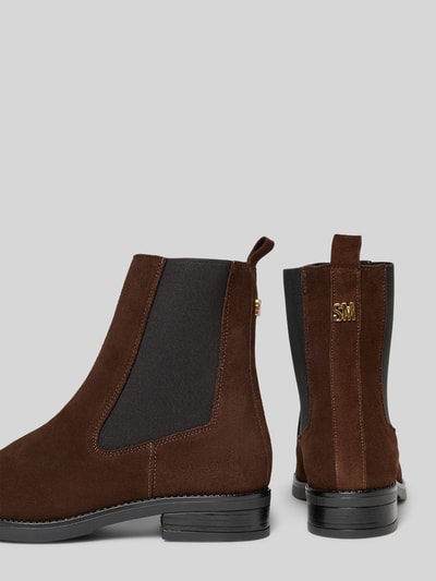 Steve Madden Buty chelsea z aplikacją z logo model ‘Valera’ Ciemnobrązowy 2
