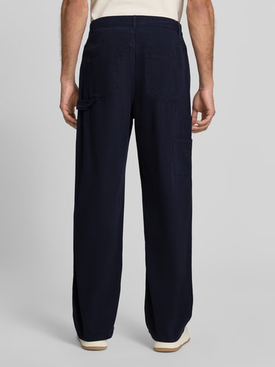 Les Deux Anzughose mit Bügelfalten Modell 'Como Solid Slack Pants' Blau 5